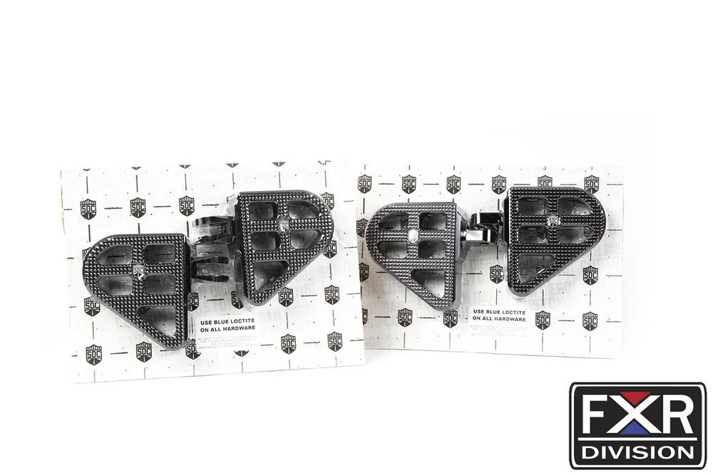 M8 SOFTAIL Foot Pegs and Mini Floorboards — FXR Division